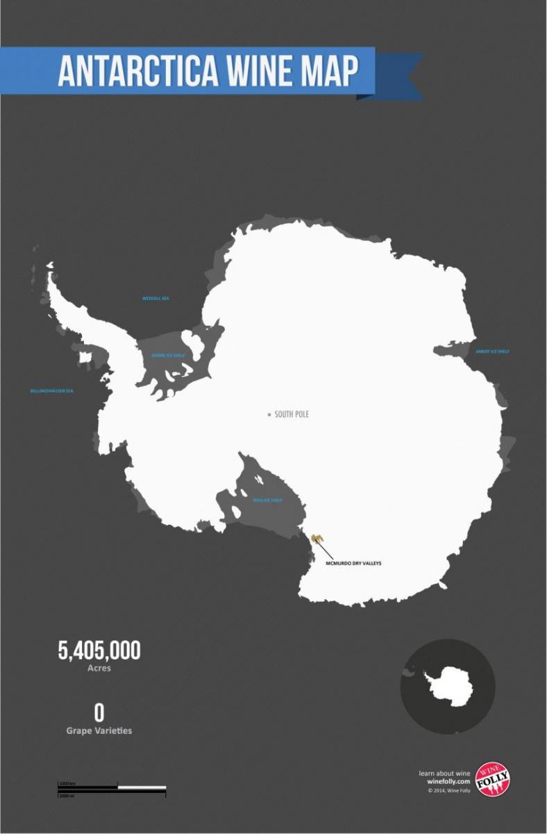Antarktisz bortérképe